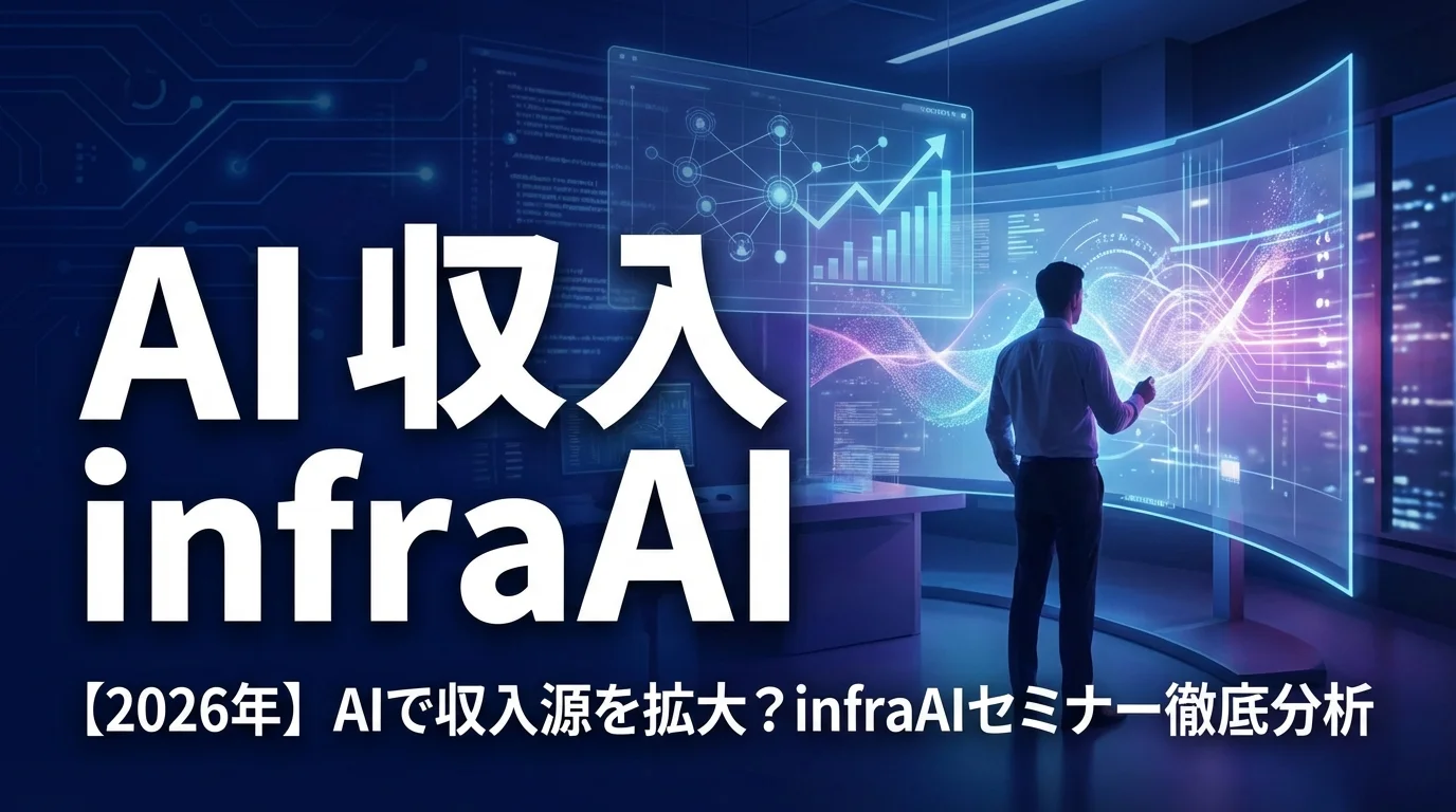 【2026年】AIで収入源を拡大？infraAIセミナー徹底分析