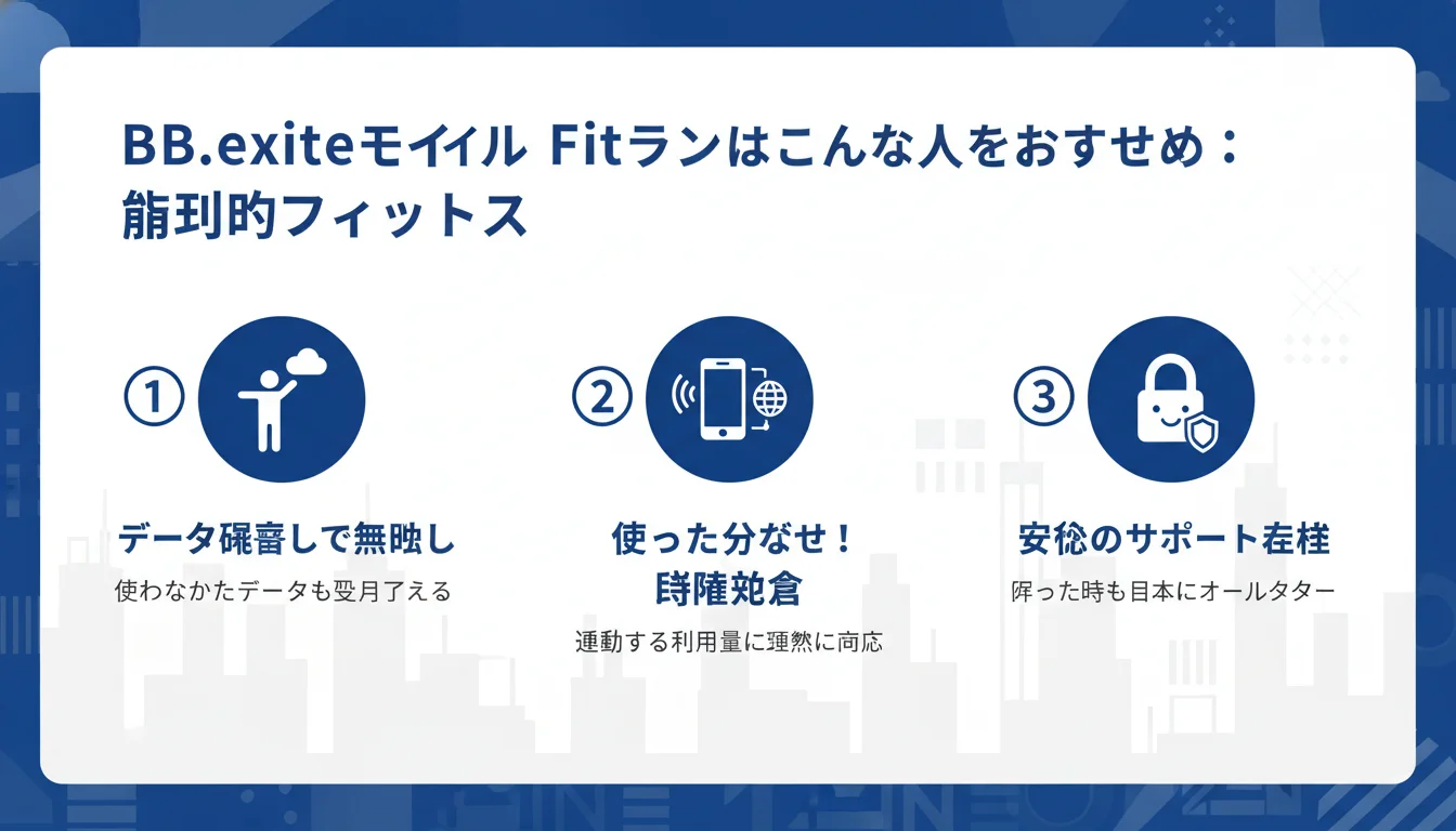 BB.exciteモバイル Fitプラン 従量制のメリットを図解で解説