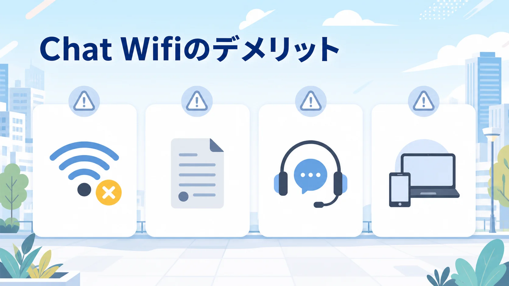 Chat Wifi 評判のメリットを図解で解説