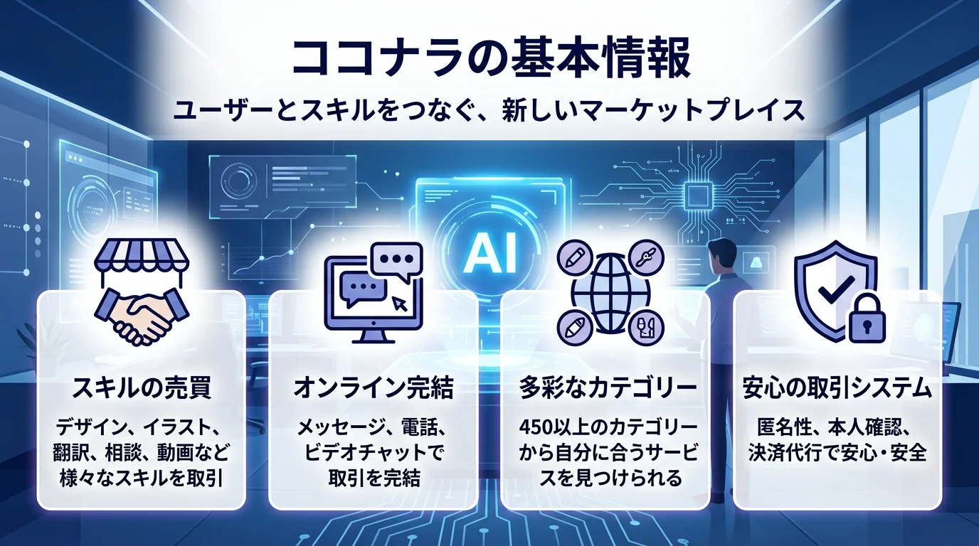 ココナラ 発注の特徴と基本情報