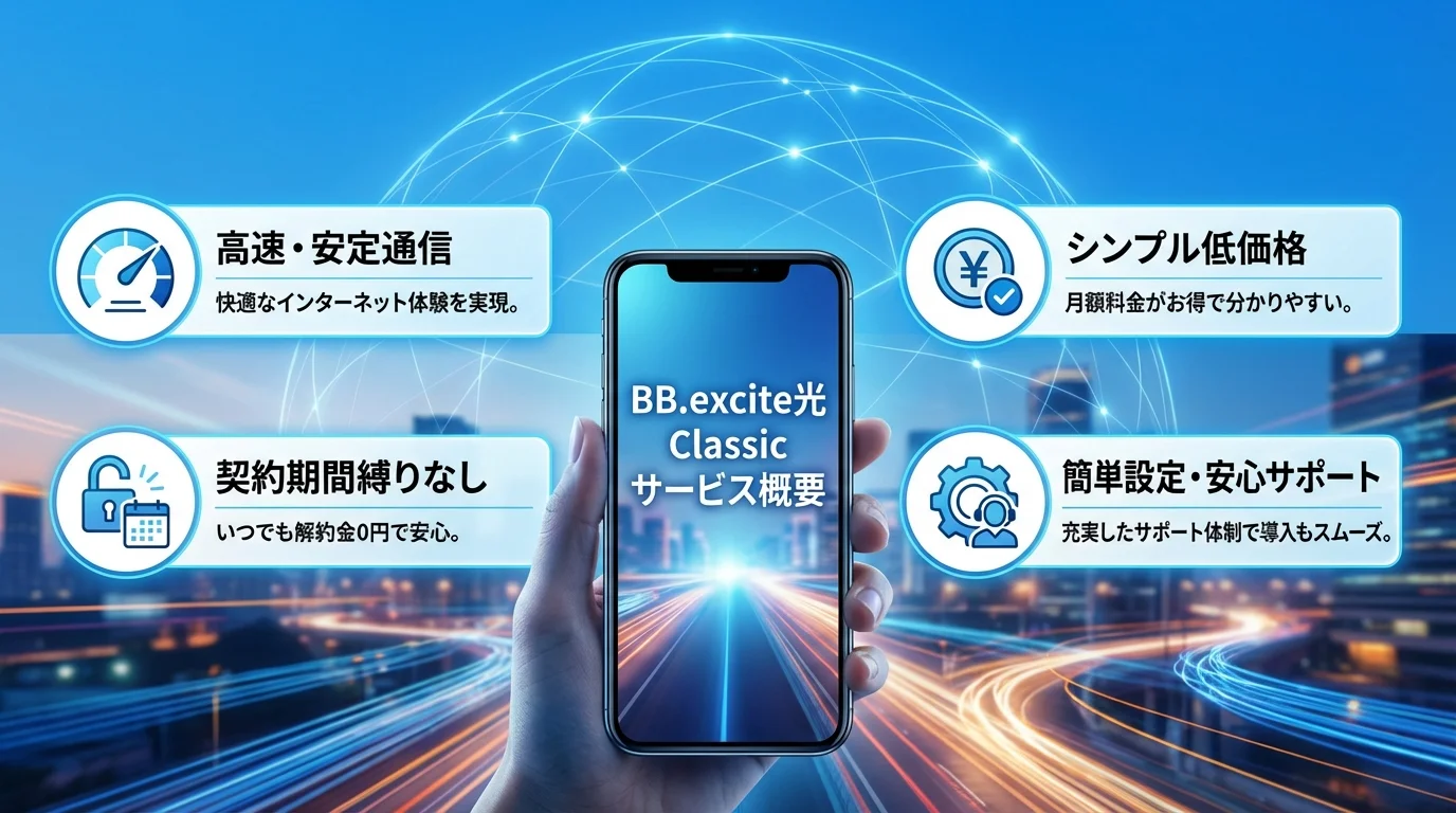 BB.excite光 Classic 2026年の特徴と基本情報