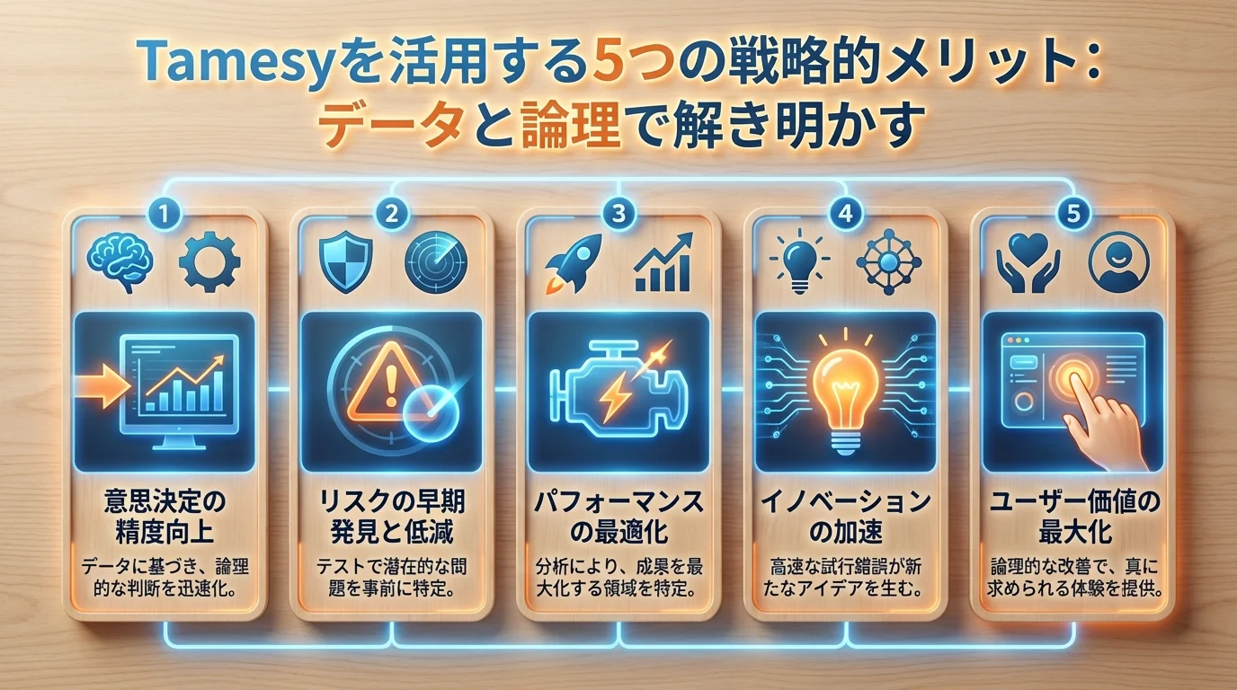Tamesy 転職エージェントのメリットを図解で解説
