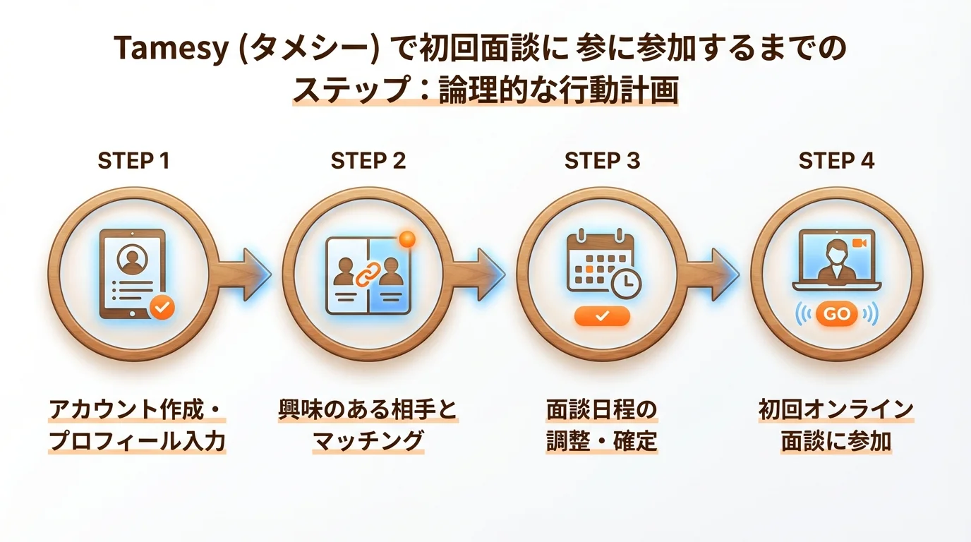 Tamesy 転職エージェントの始め方・手順ガイド