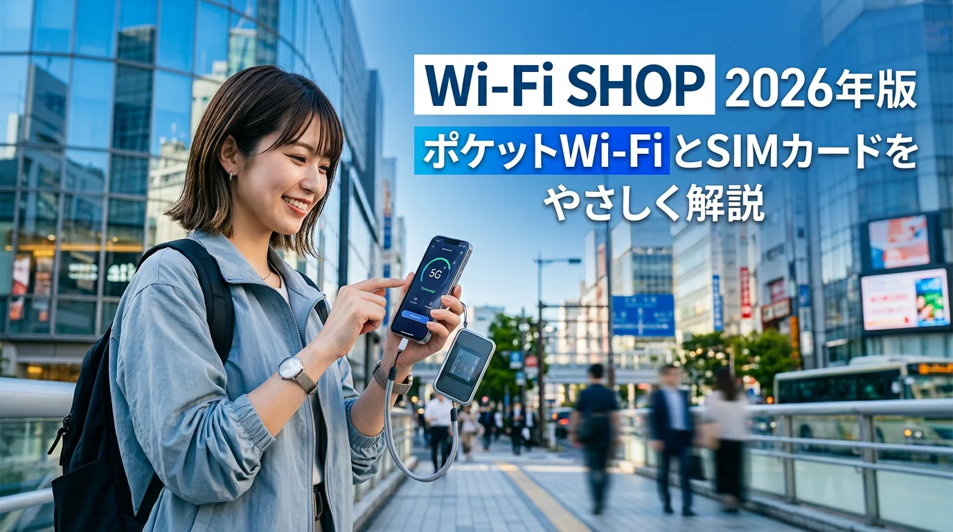 Wi-Fi SHOP 2026年版｜ポケットWi-FiとSIMカードをやさしく解説