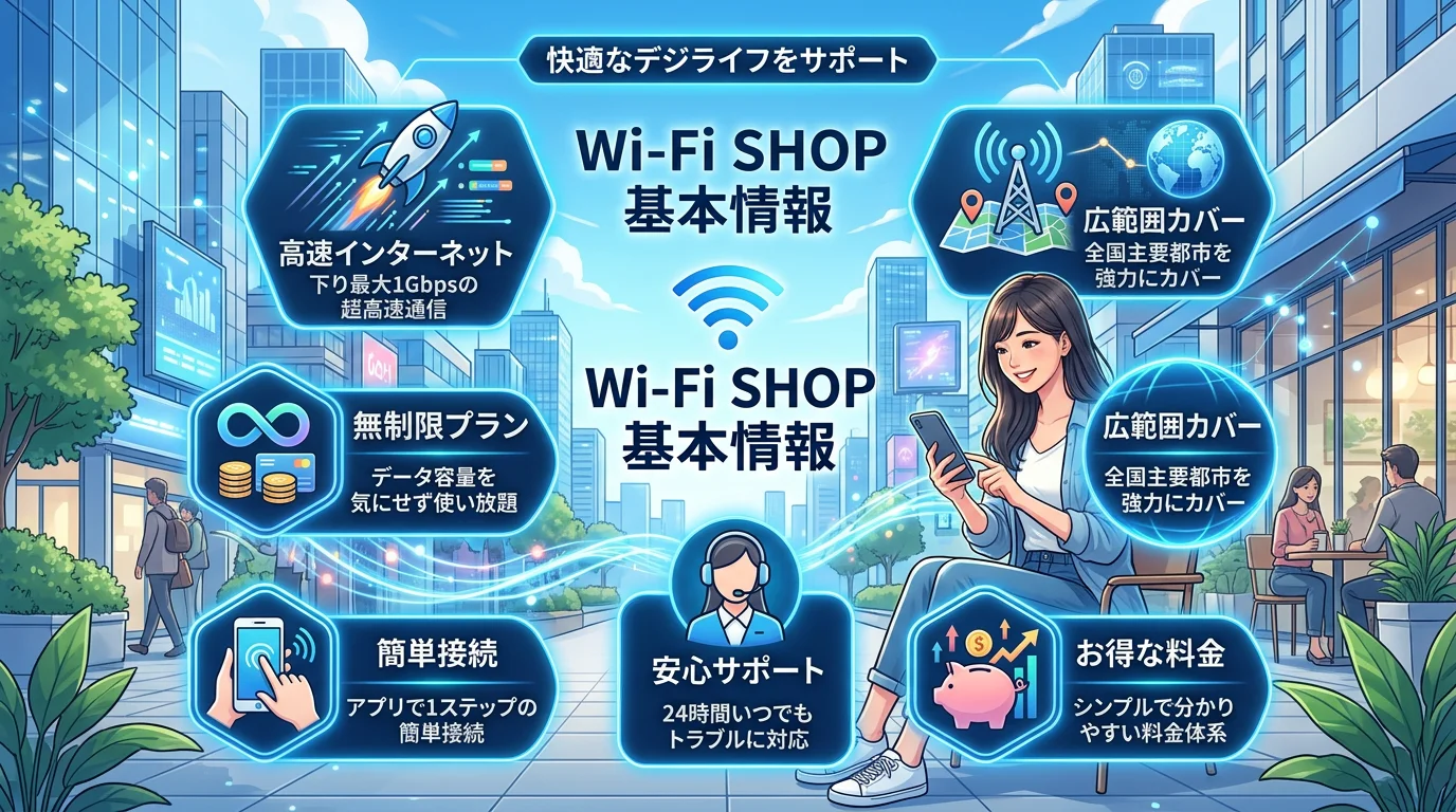 Wi-Fi SHOP ポケットWi-Fiの特徴と基本情報