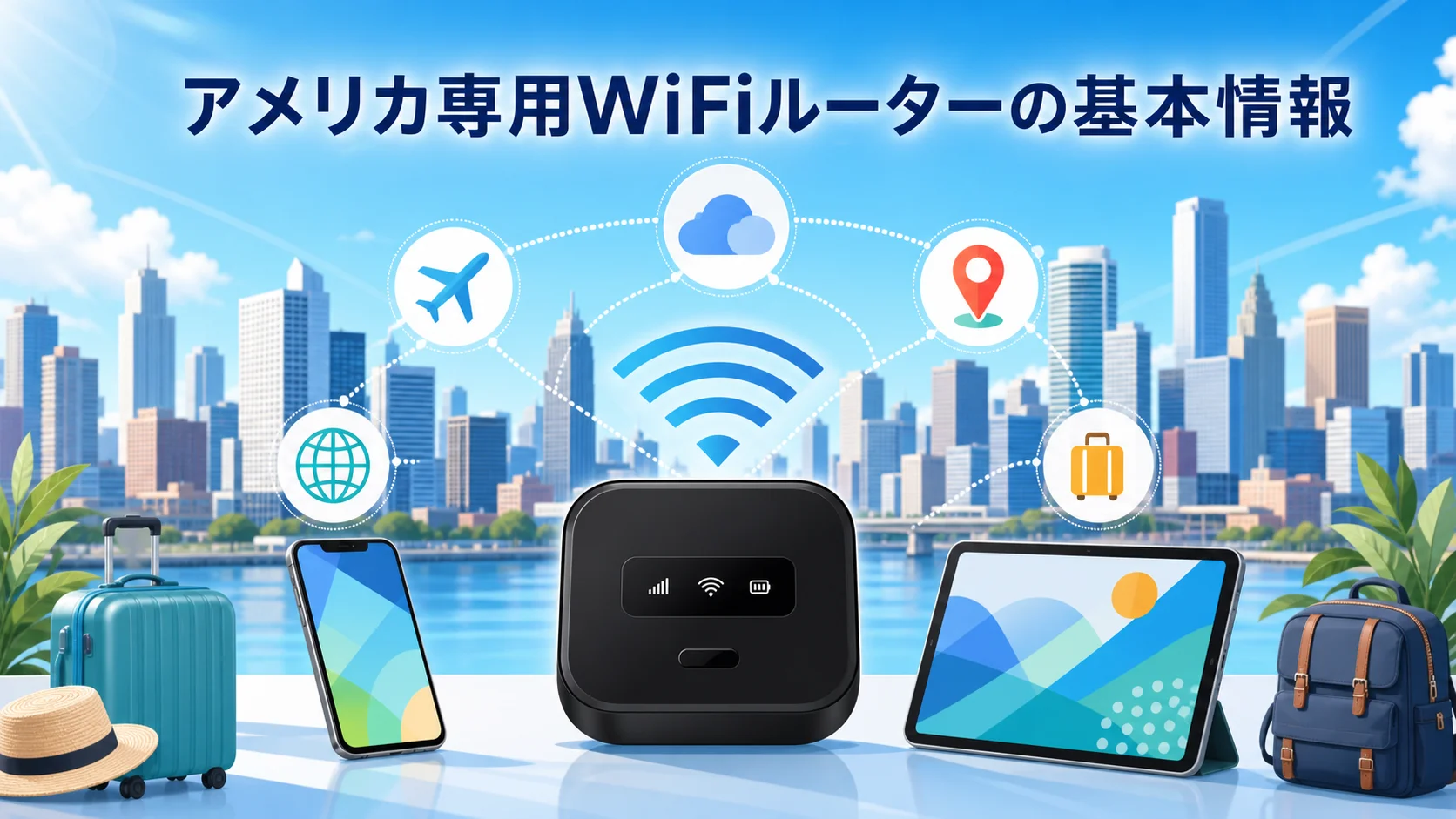 アメリカ WiFiルーター レンタルの特徴と基本情報