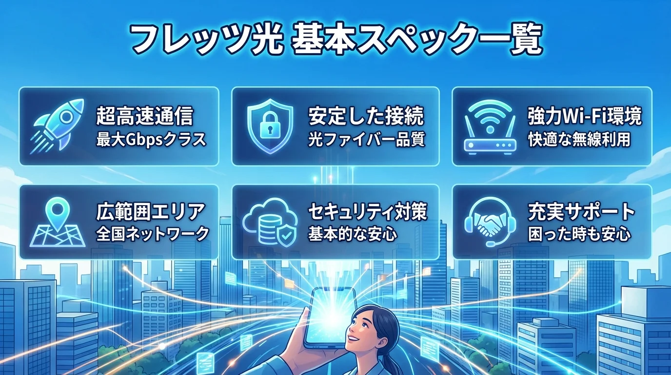 フレッツ光 評判の特徴と基本情報