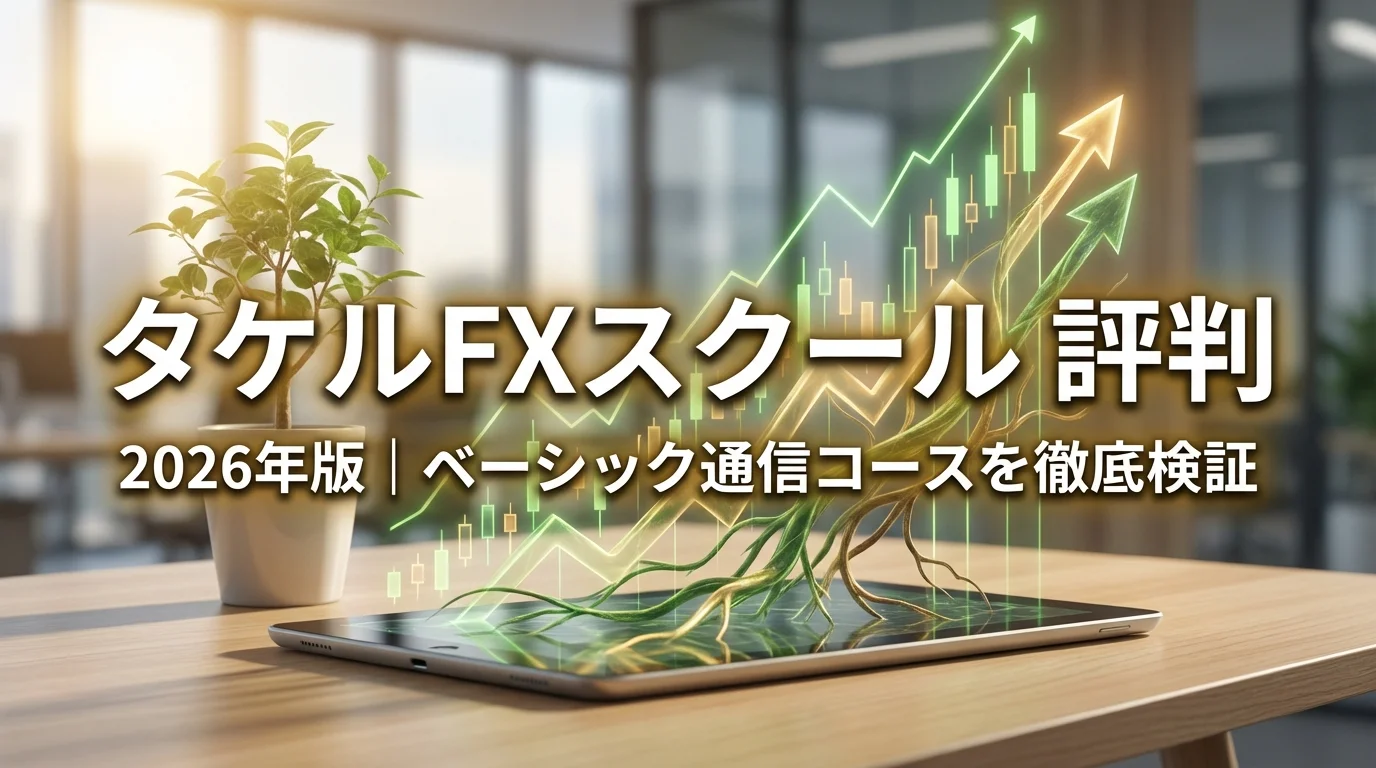 タケルFXスクール評判2026年版｜ベーシック通信コースを徹底検証