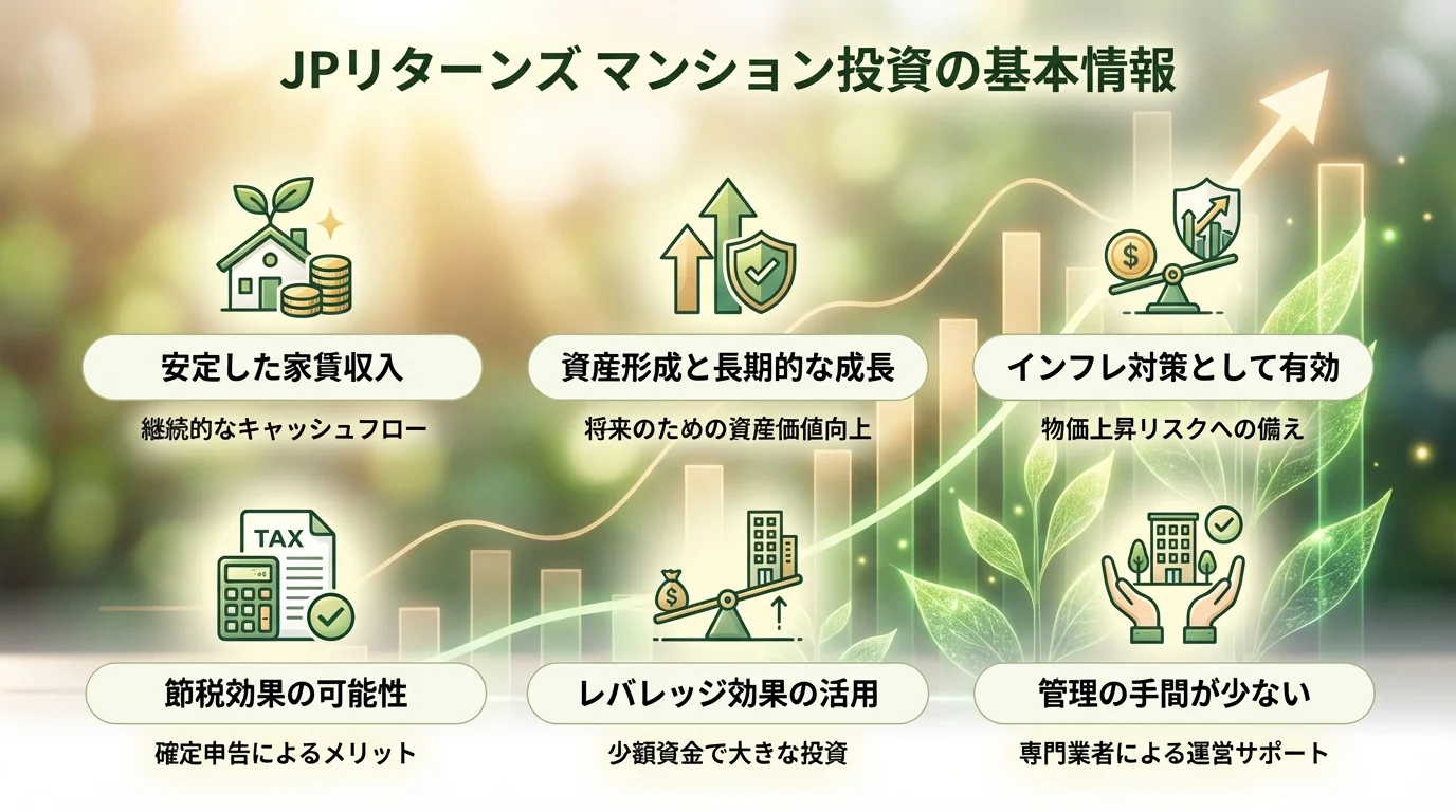 JPリターンズ, マンション投資, 2026年の特徴と基本情報