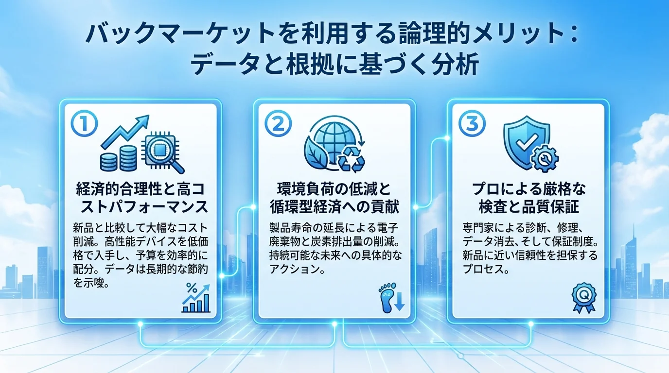 バックマーケット, 整備済製品, 2026のメリットを図解で解説