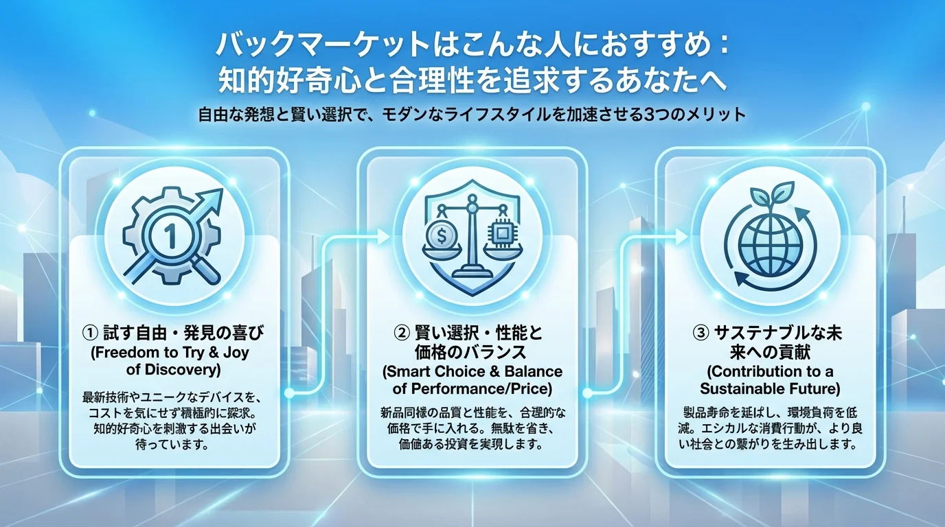 バックマーケット, 整備済製品, 2026のメリットを図解で解説