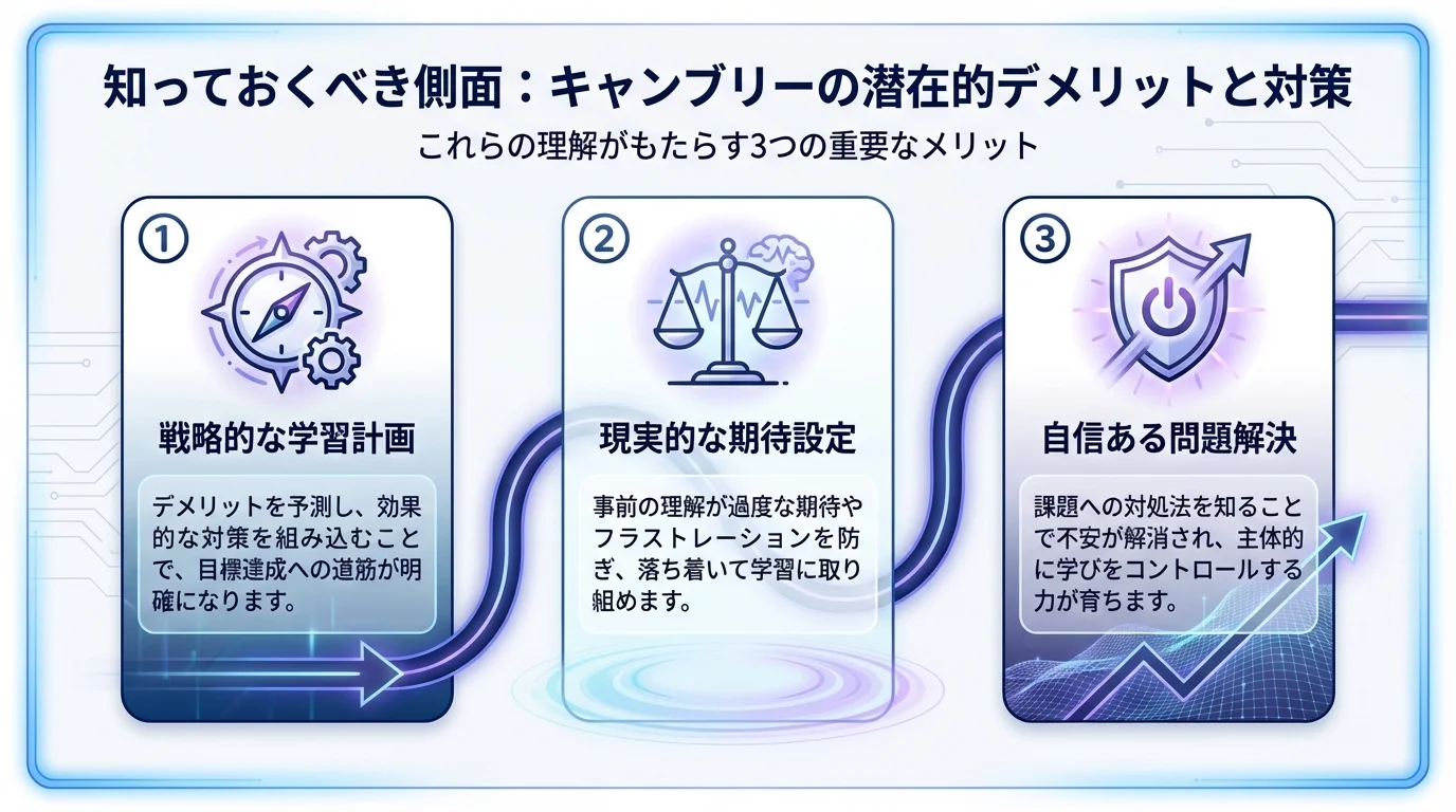 キャンブリー 英会話 評判のメリットを図解で解説