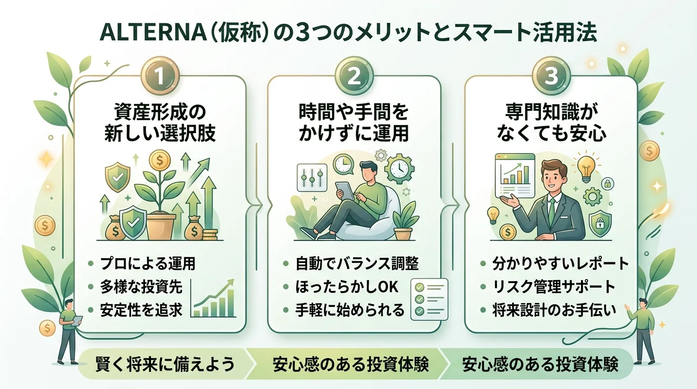 ALTERNA オルタナ デジタル証券のメリットを図解で解説