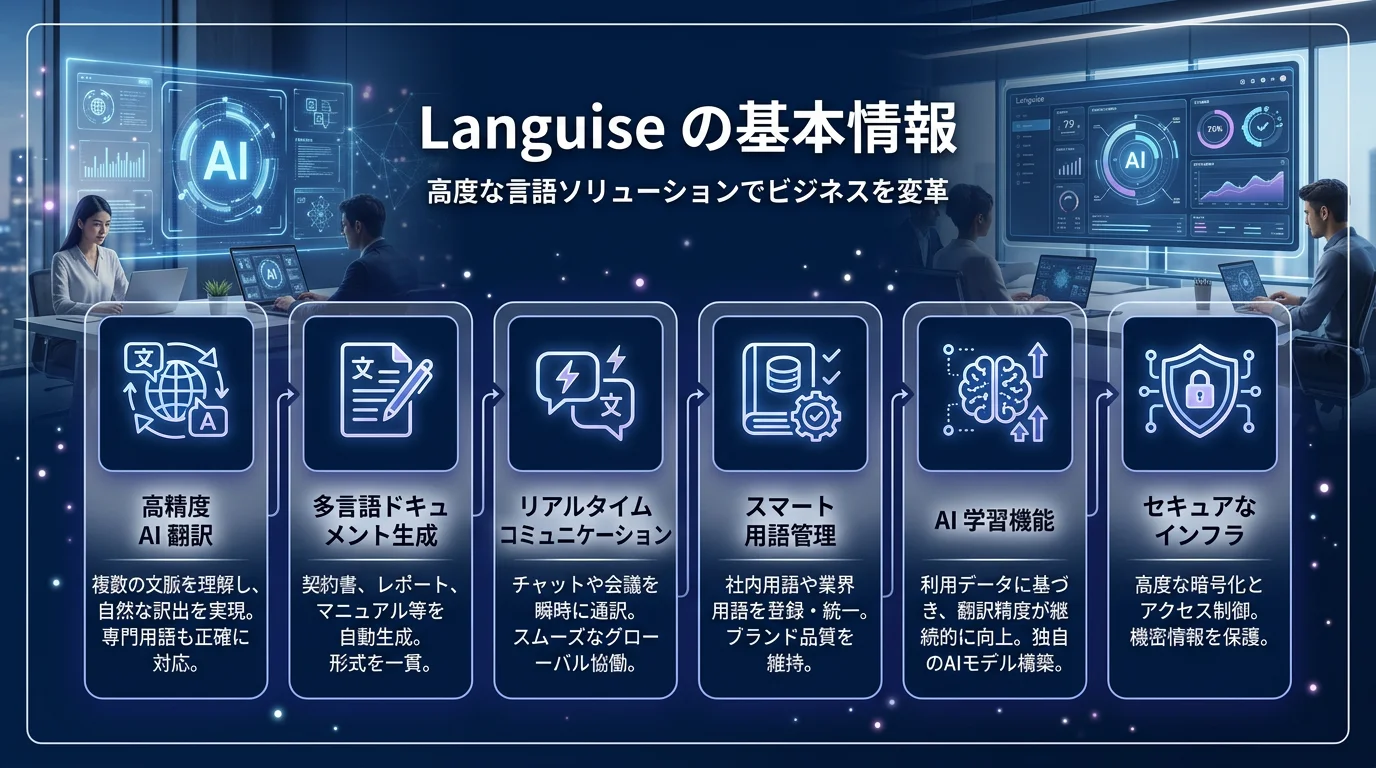 Languise AI翻訳 ファイル翻訳の特徴と基本情報