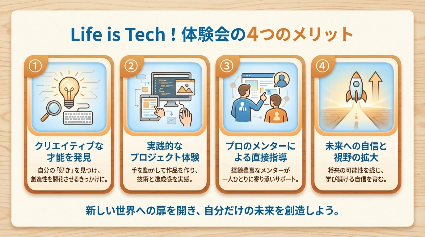 Life is Techのメリットを図解で解説