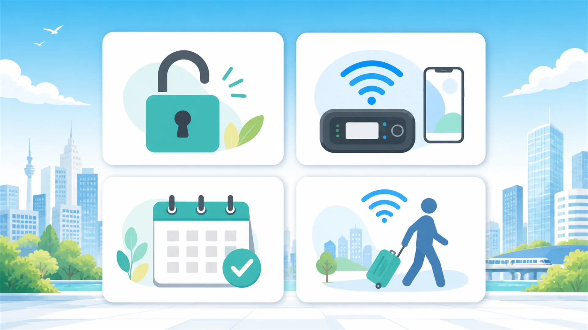 契約なし WiFi チャージ式のメリットを図解で解説