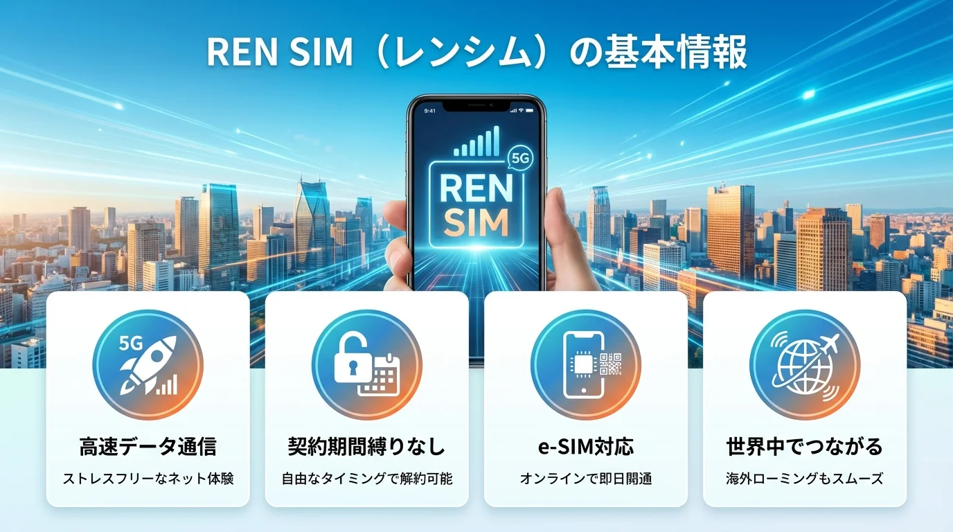 REN SIM レンシムの特徴と基本情報