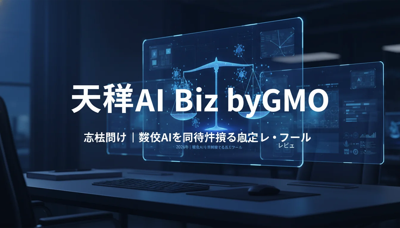 天秤AI Biz byGMO 2026年｜複数AIを同時比較する法人ツール