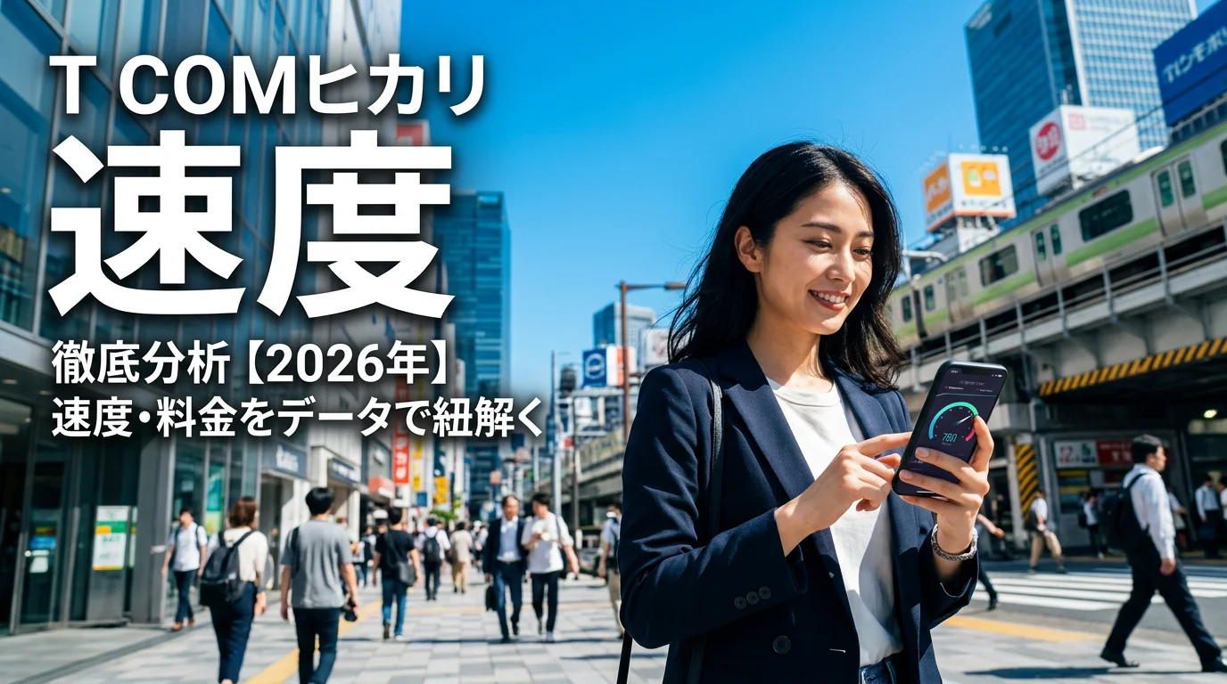 T COMヒカリ 徹底分析【2026年】速度・料金をデータで紐解く