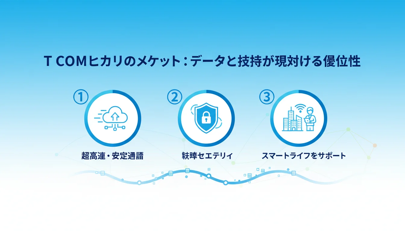 T COMヒカリ 速度のメリットを図解で解説