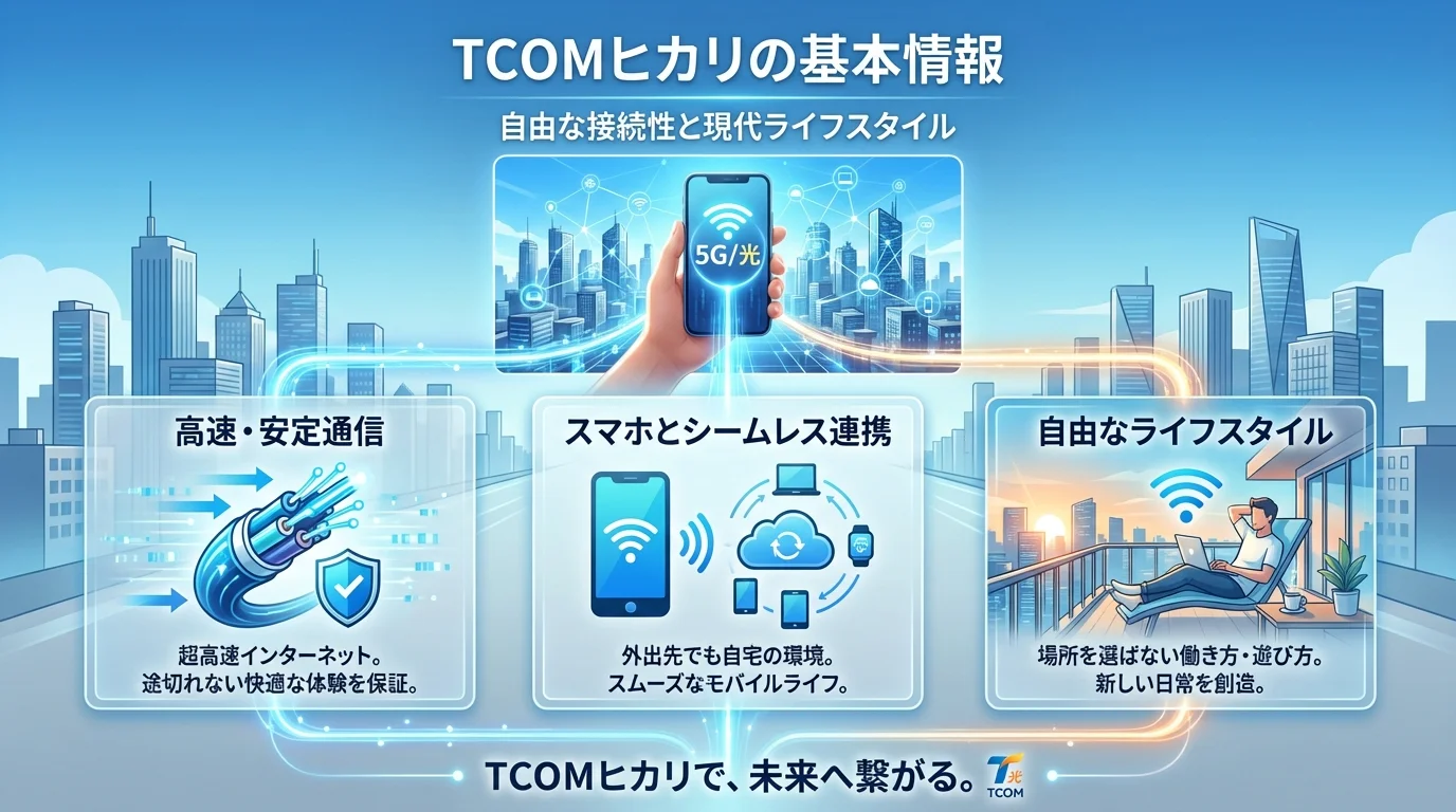 TCOMヒカリ 光回線 キャッシュバックの特徴と基本情報
