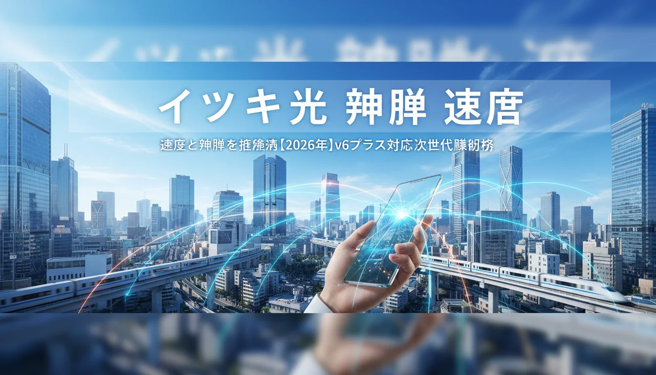 イツキ光 速度と評判を徹底検証【2026年】v6プラス対応次世代回線分析