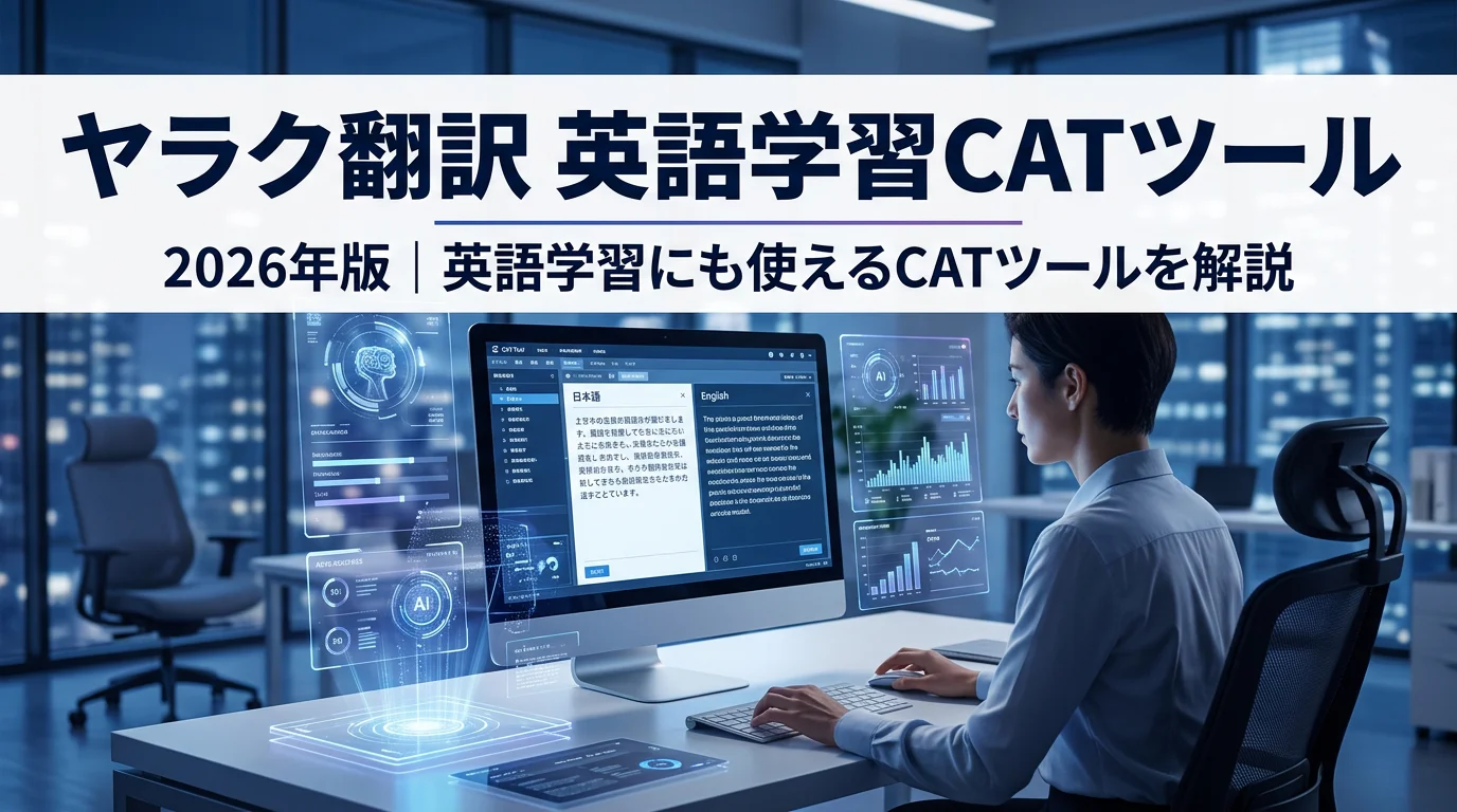 ヤラク翻訳 2026年版｜英語学習にも使えるCATツールを解説