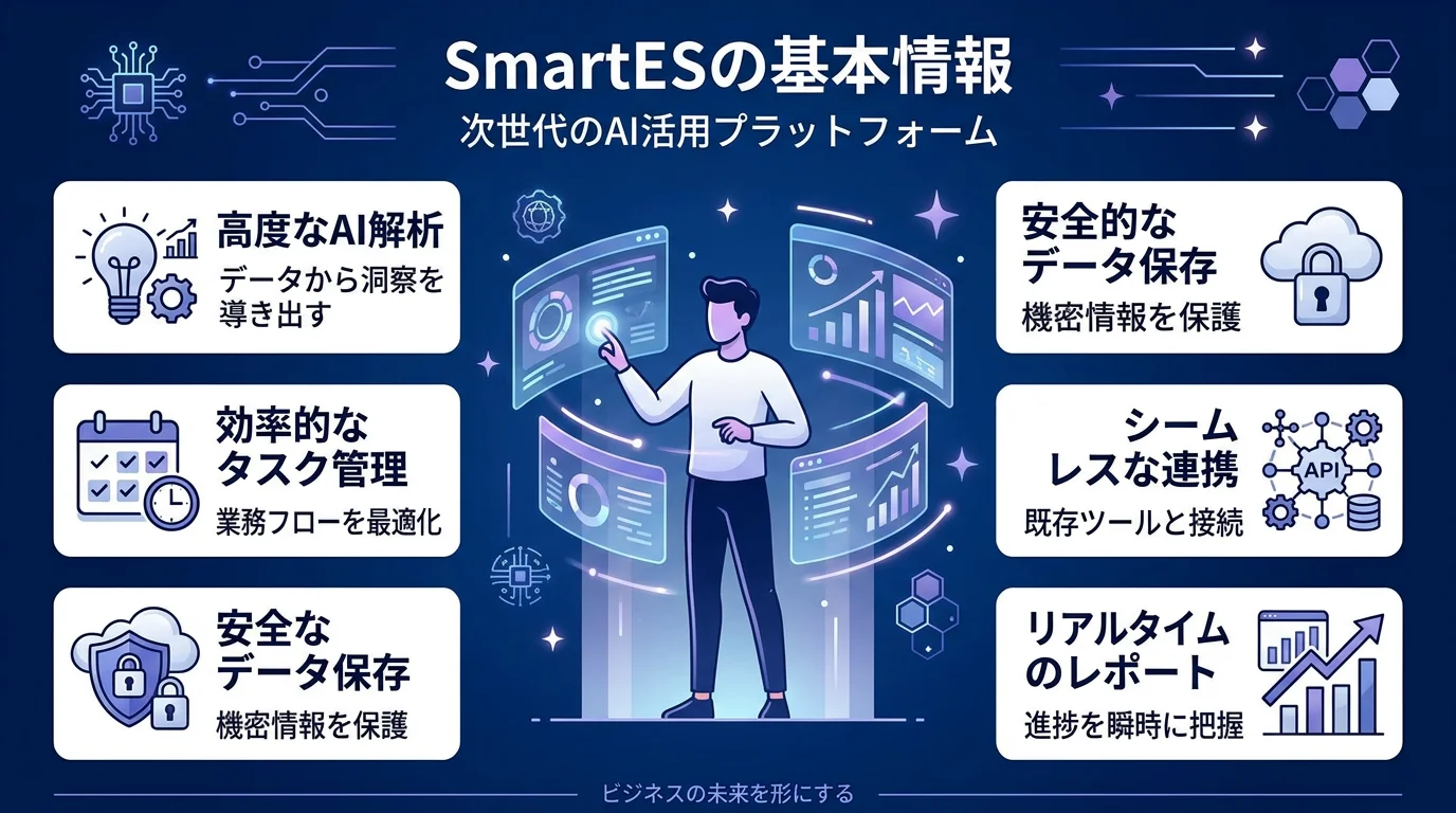 SmartES ES自動生成 就活の特徴と基本情報