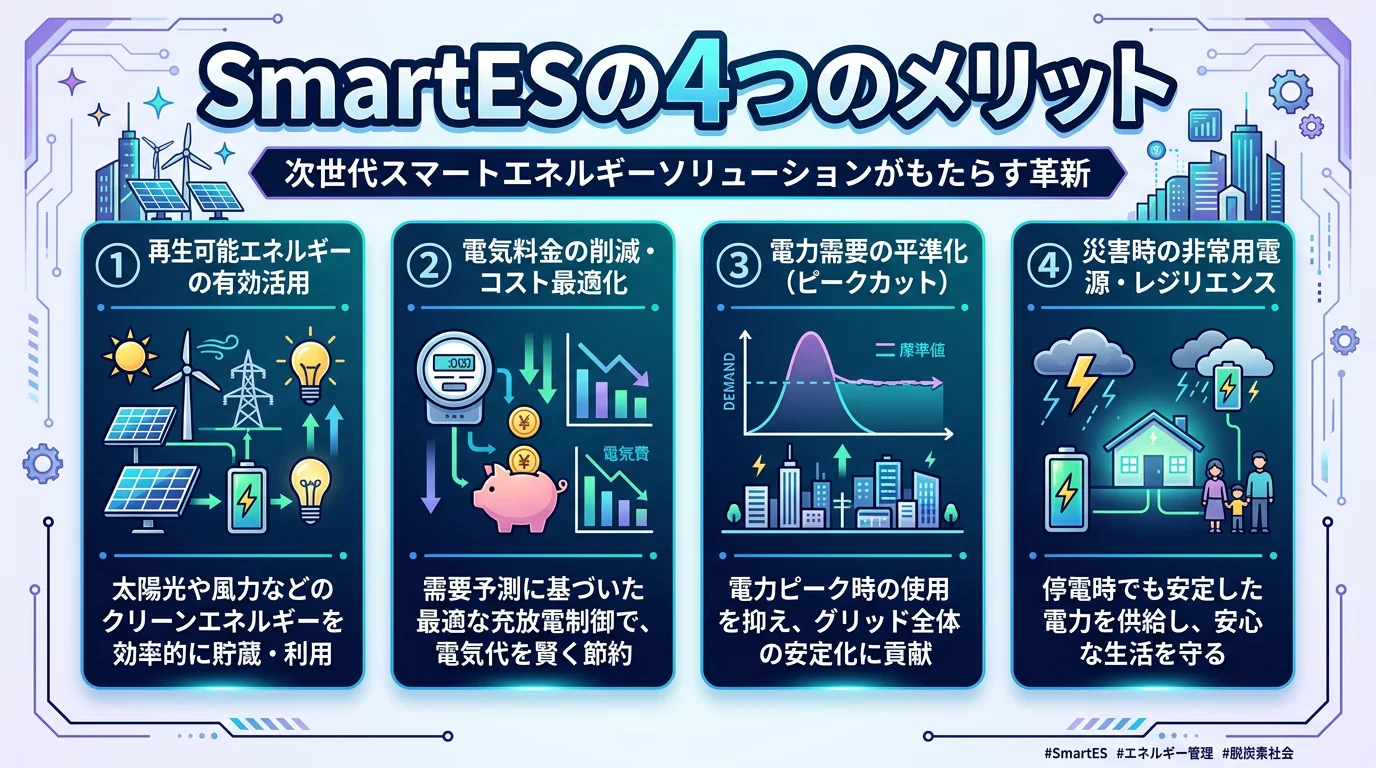 SmartES ES自動生成 就活のメリットを図解で解説