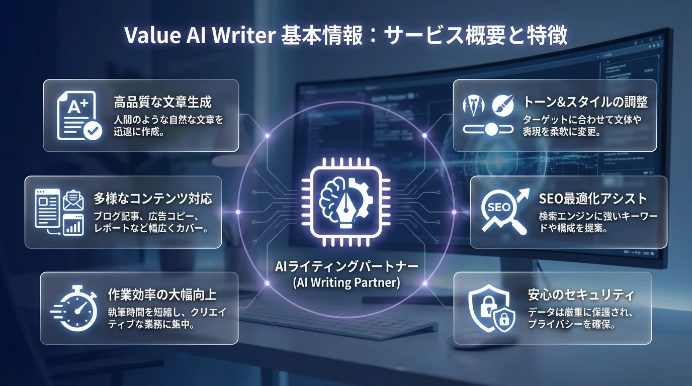 Value AI Writerの特徴と基本情報
