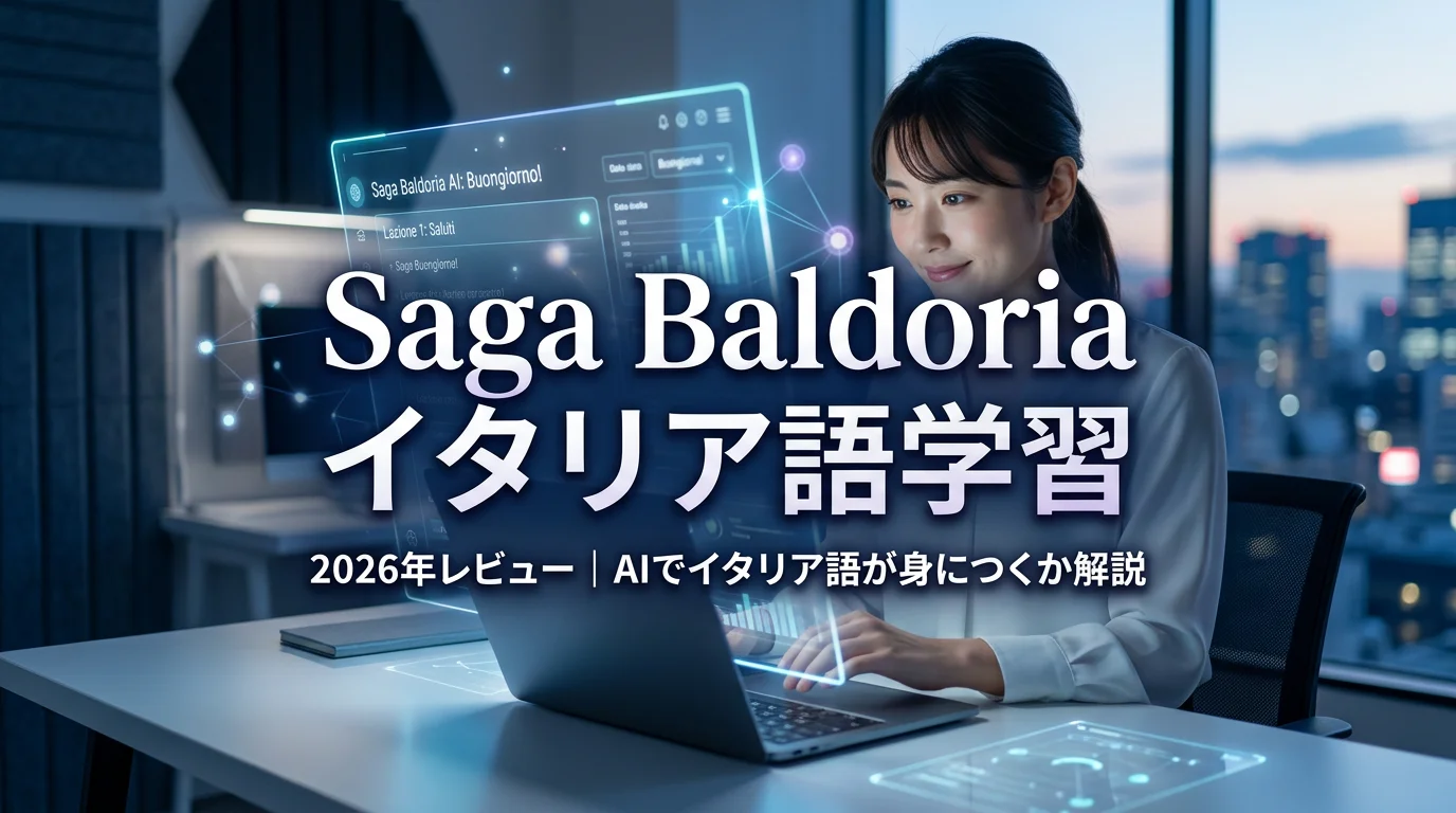 Saga Baldoria 2026年レビュー｜AIでイタリア語が身につくか解説