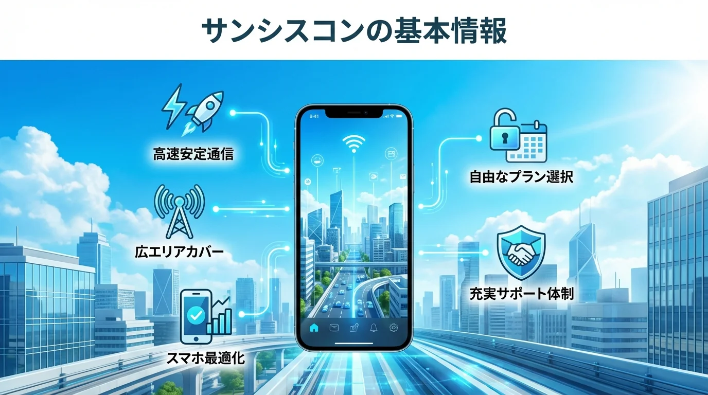 携帯ブラック サンシスコン レンタル携帯の特徴と基本情報