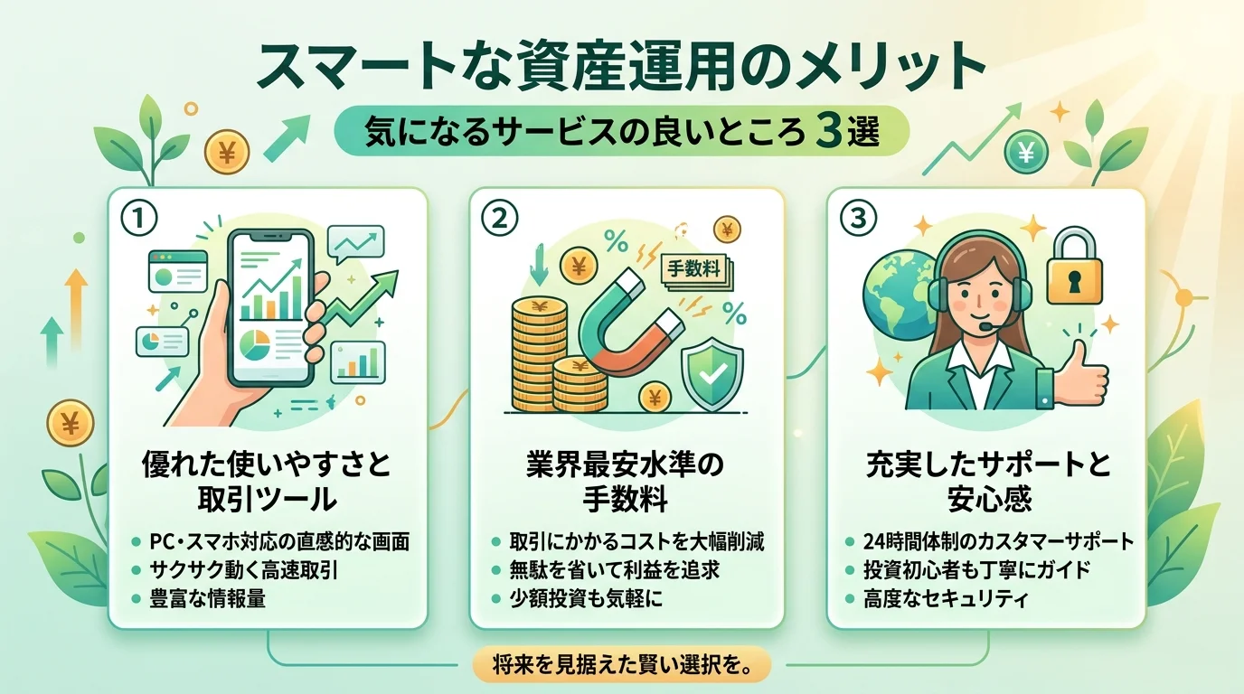 GMOクリック証券 口座開設のメリットを図解で解説